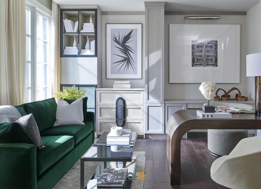 mẫu salon văn phòng mini