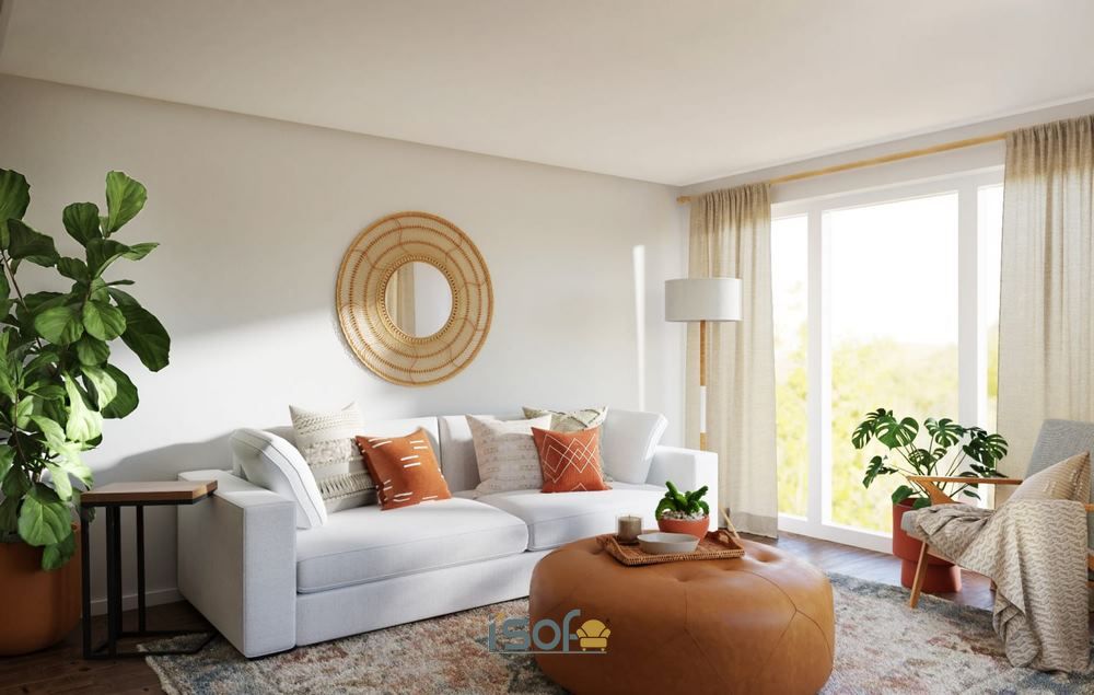 Sofa nỉ cao cấp sản xuất tại xưởng - chất lượng nhập khẩu I'SOFA STORE sofa bọc nỉ