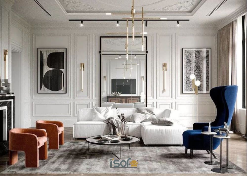 Sofa vải Tân cổ điển