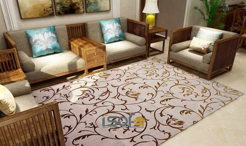 Top 5 chất liệu làm thảm lót ghế sofa rẻ - bền - đẹp I'SOFA STORE Bộ thảm lót ghế cao cấp hoa văn hình lá cổ điển