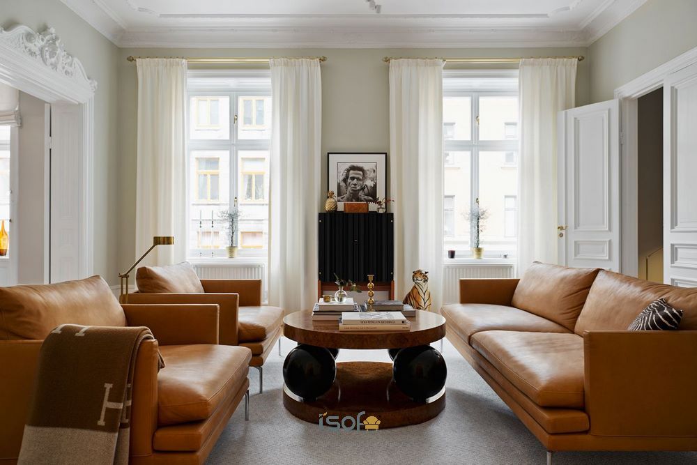 5+ Lý do sofa da bò thu hút được nhiều người I'SOFA STORE Mẫu ghế da bò thật có nhiều kích thước